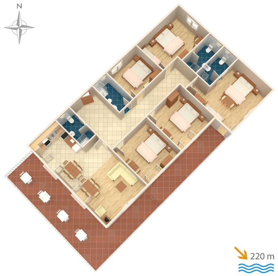 Apartments With A Parking Space Kastel Stafilic, Kastela - 5219 Exterior foto